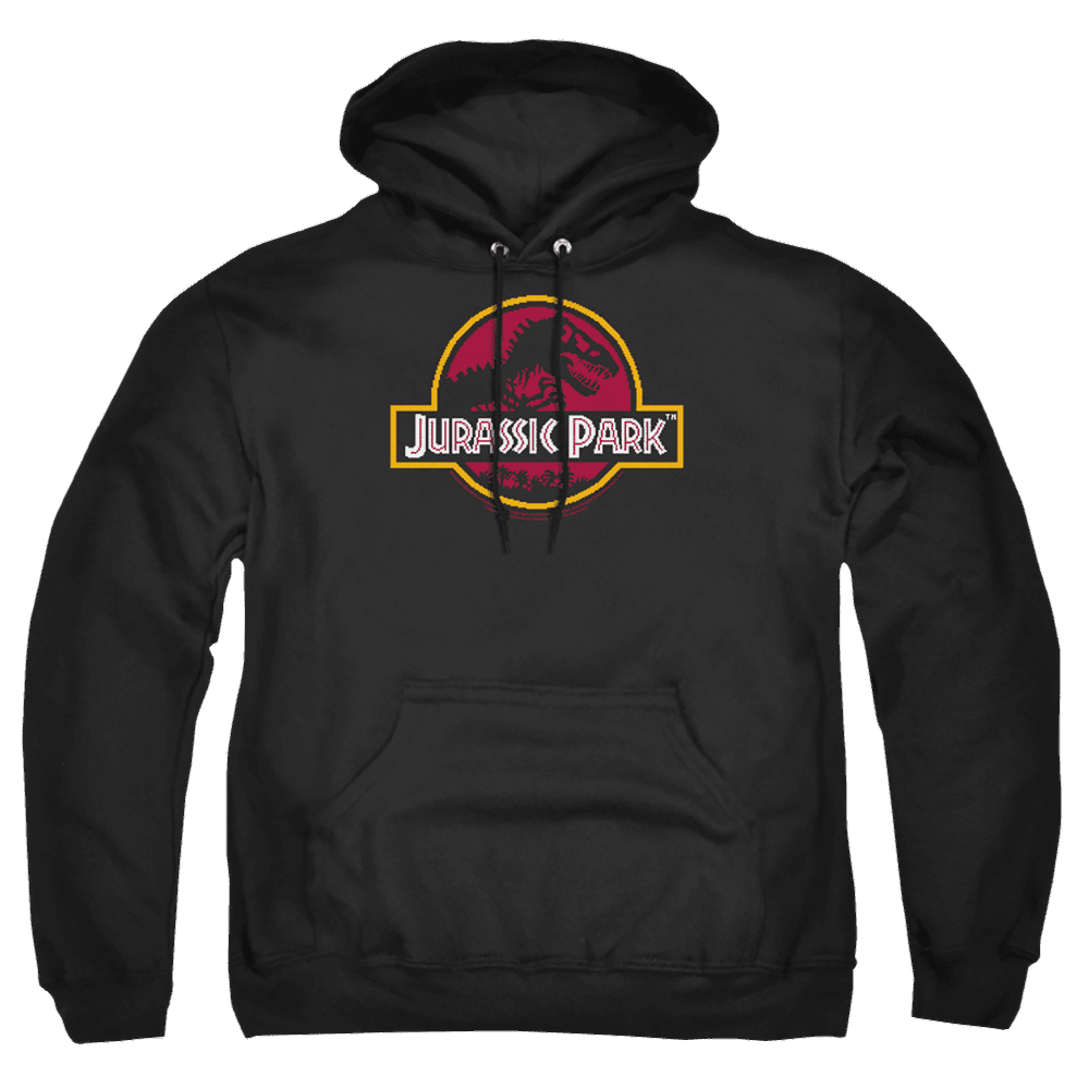 Jurassic Park 8-Bit Logo Pullover Hoodie