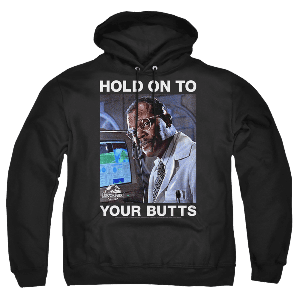 Jurassic Park Hold Onto Pullover Hoodie