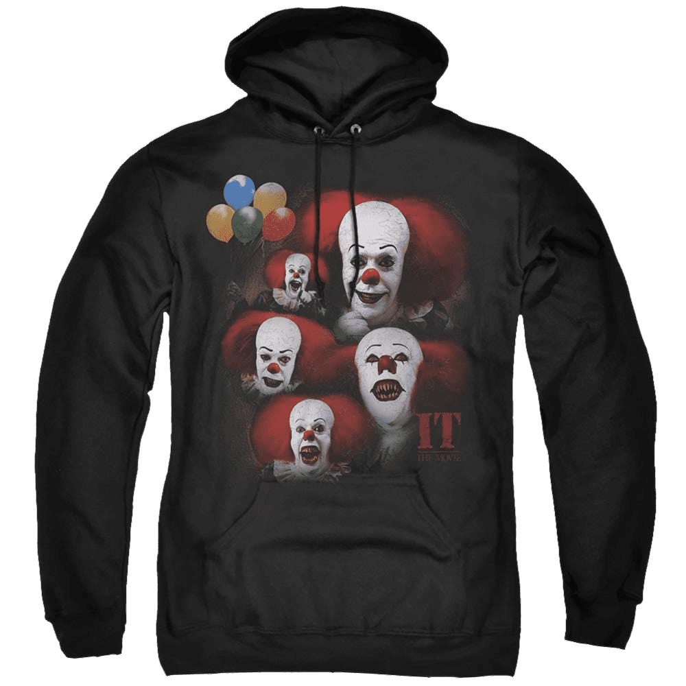 It Tv Miniseries Many Faces Of Pennywise – Pullover Hoodie