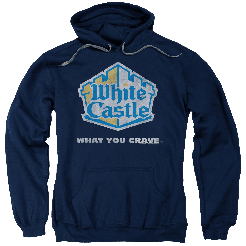 White Castle Distressed Logo – Pullover Hoodie