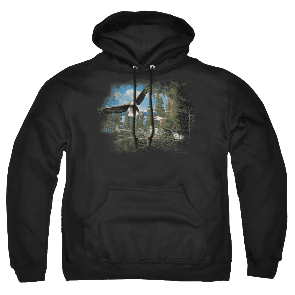 Wild Wings Spring Bald Eagles – Pullover Hoodie