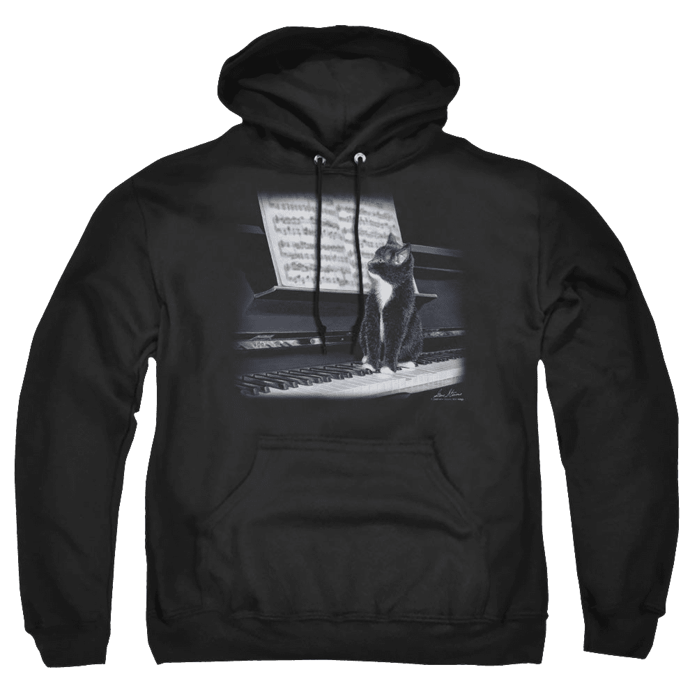 Wild Wings Kitten On The Keys – Pullover Hoodie