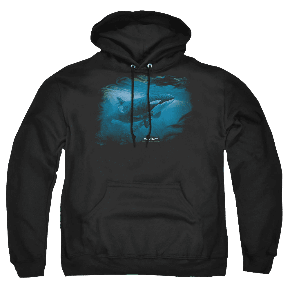 Wild Wings Pursuit Thru The Kelp Orca – Pullover Hoodie