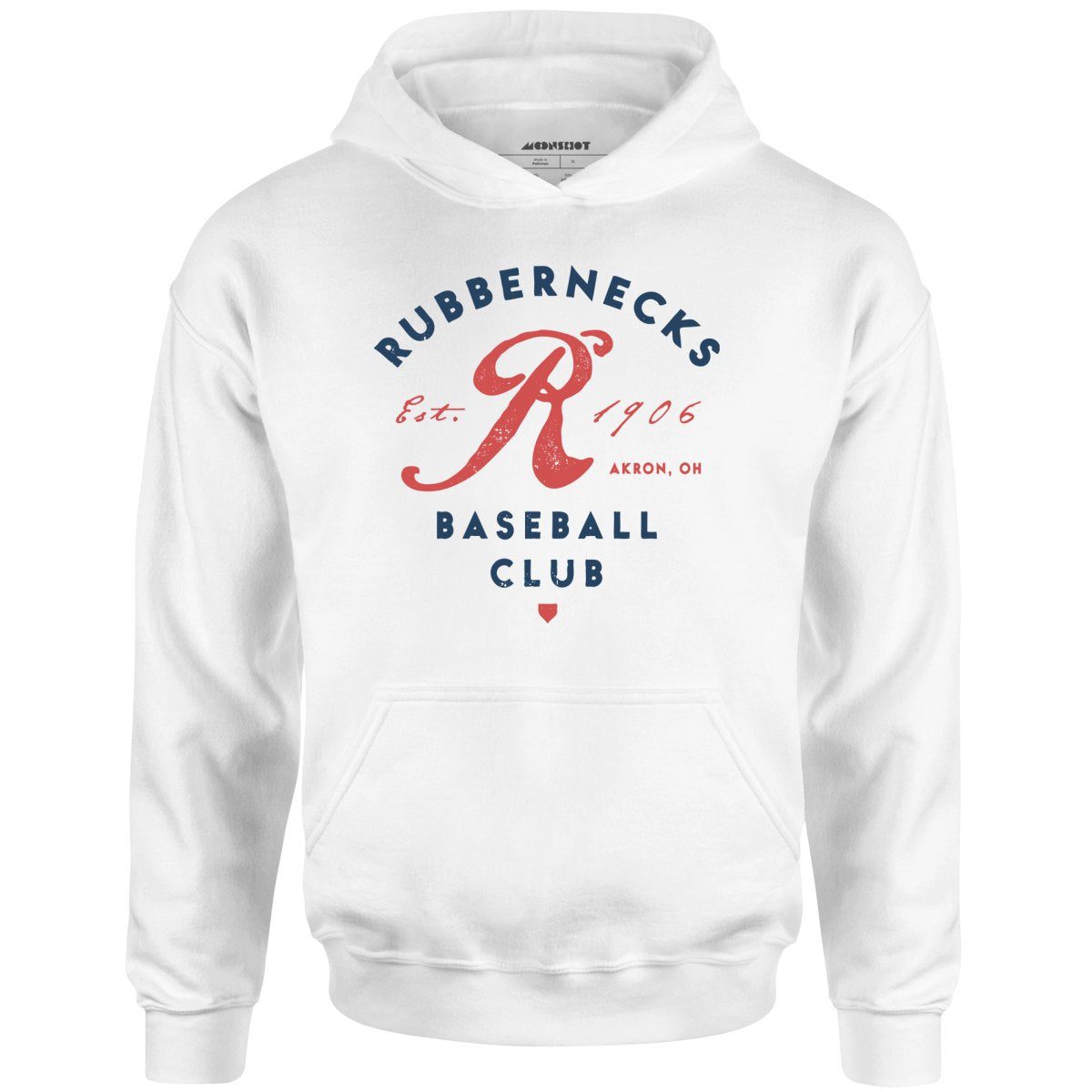 Akron Rubbernecks – Ohio – Vintage Defunct Baseball Teams – Unisex Hoodie