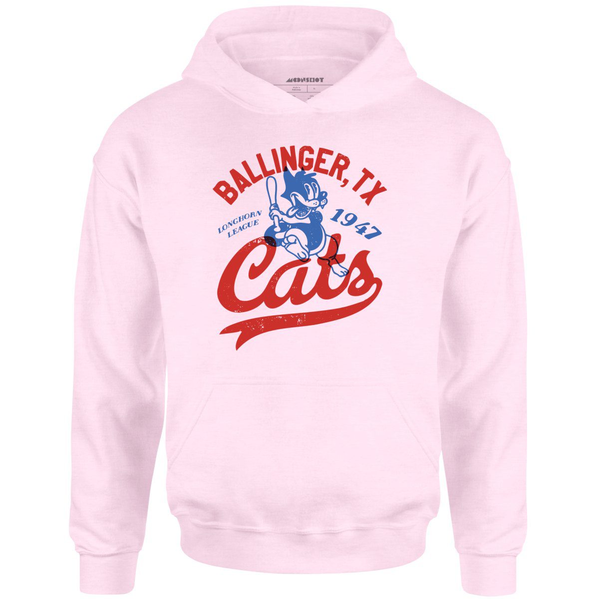 Ballinger Cats – Texas – Vintage Defunct Baseball Teams – Unisex Hoodie