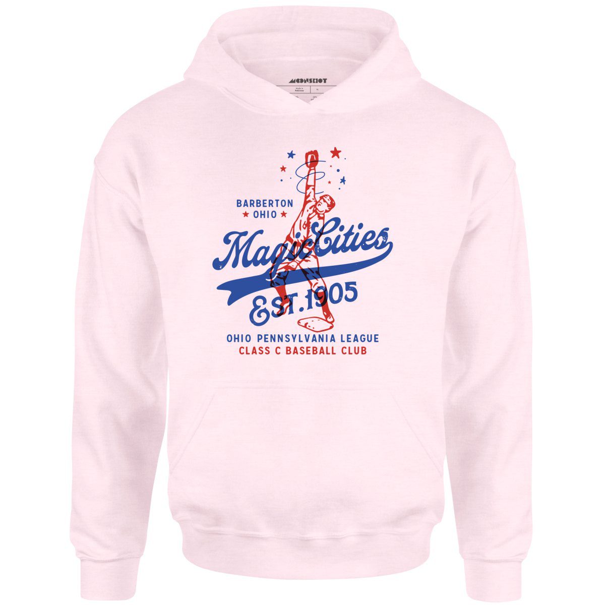 Barberton Magic Cities – Ohio – Vintage Defunct Baseball Teams – Unisex Hoodie