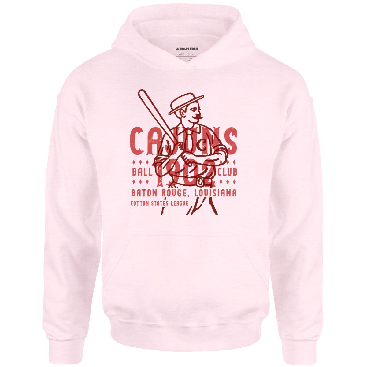 Baton Rouge Cajuns – Louisiana – Vintage Defunct Baseball Teams – Unisex Hoodie