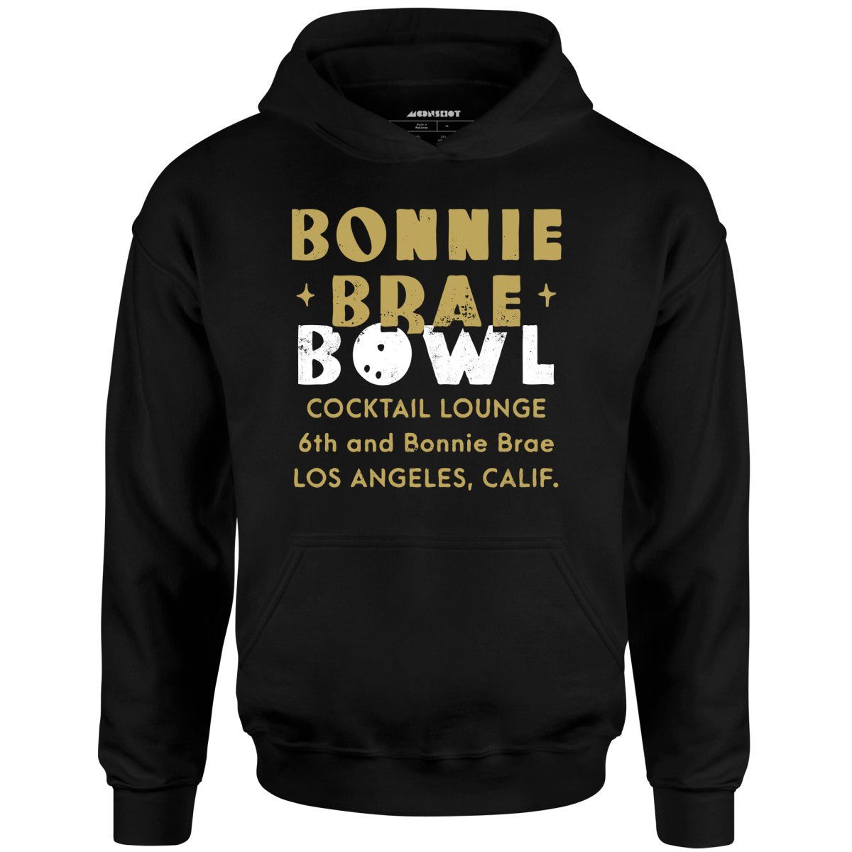 Bonnie Brae Bowl – Los Angeles, Ca – Vintage Bowling Alley – Unisex Hoodie