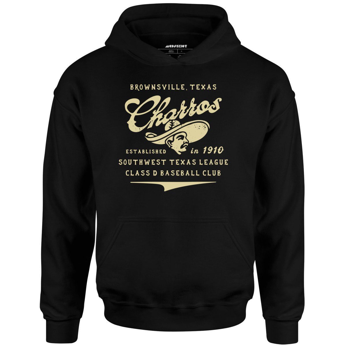 Brownsville Charros – Texas – Vintage Defunct Baseball Teams – Unisex Hoodie