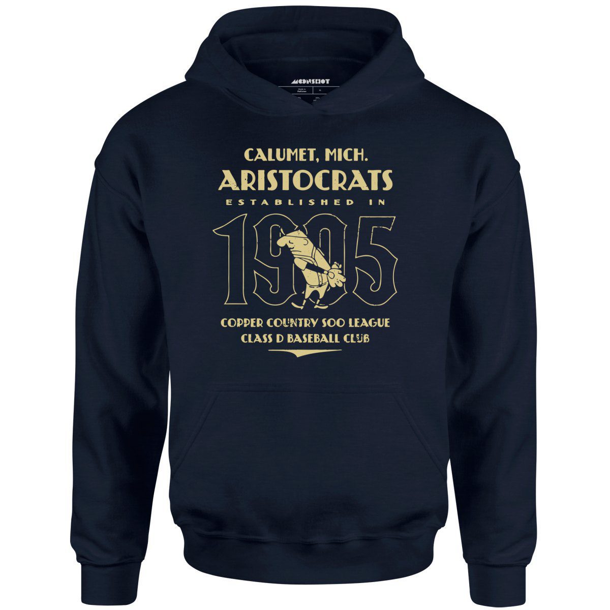 Calumet Aristocrats – Michigan – Vintage Defunct Baseball Teams – Unisex Hoodie