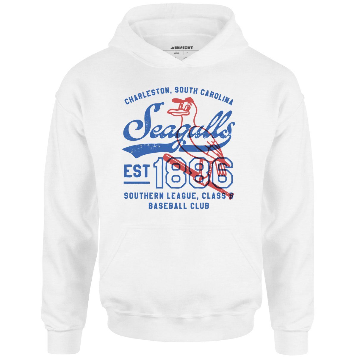 Charleston Seagulls – South Carolina – Vintage Defunct Baseball Teams – Unisex Hoodie