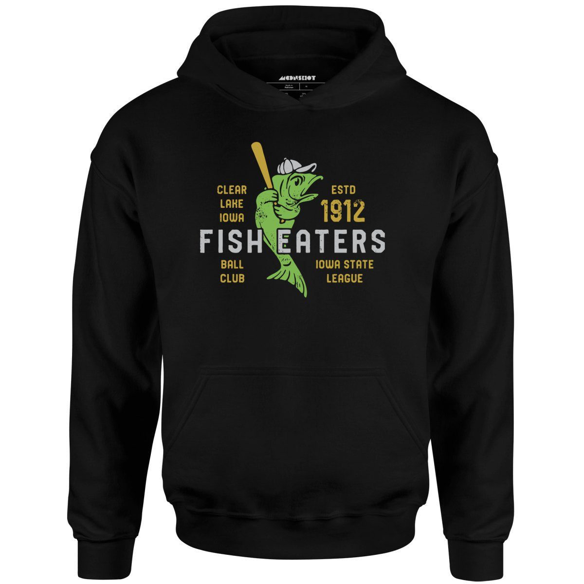 Clear Lake Fish Eaters – Iowa – Vintage Defunct Baseball Teams – Unisex Hoodie