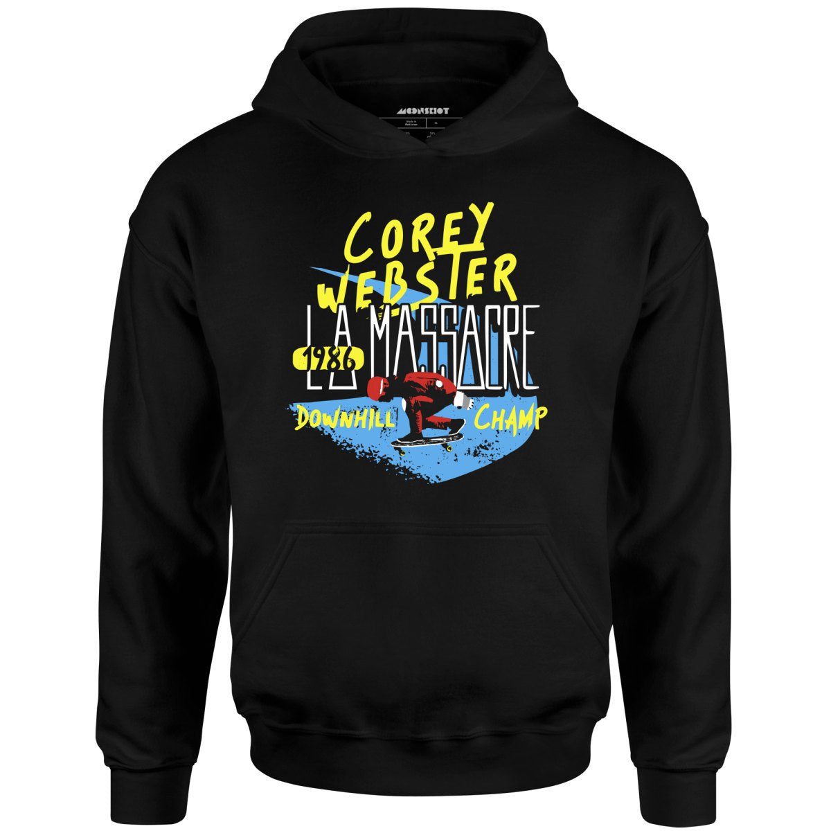 Corey Webster 1986 La Massacre Downhill Champ – Unisex Hoodie