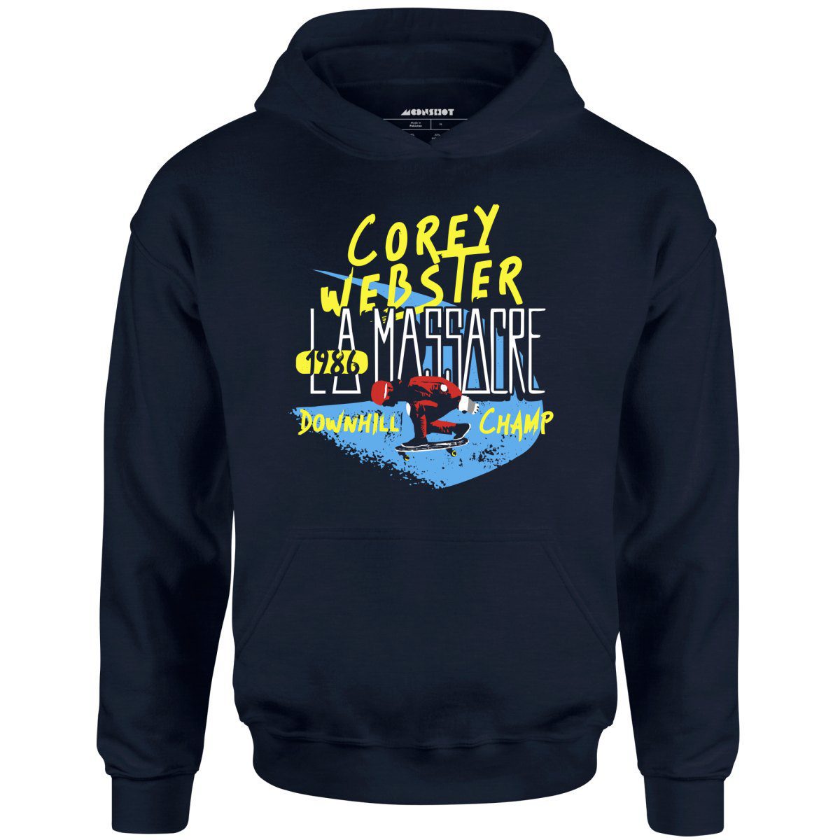 Corey Webster 1986 La Massacre Downhill Champ – Unisex Hoodie