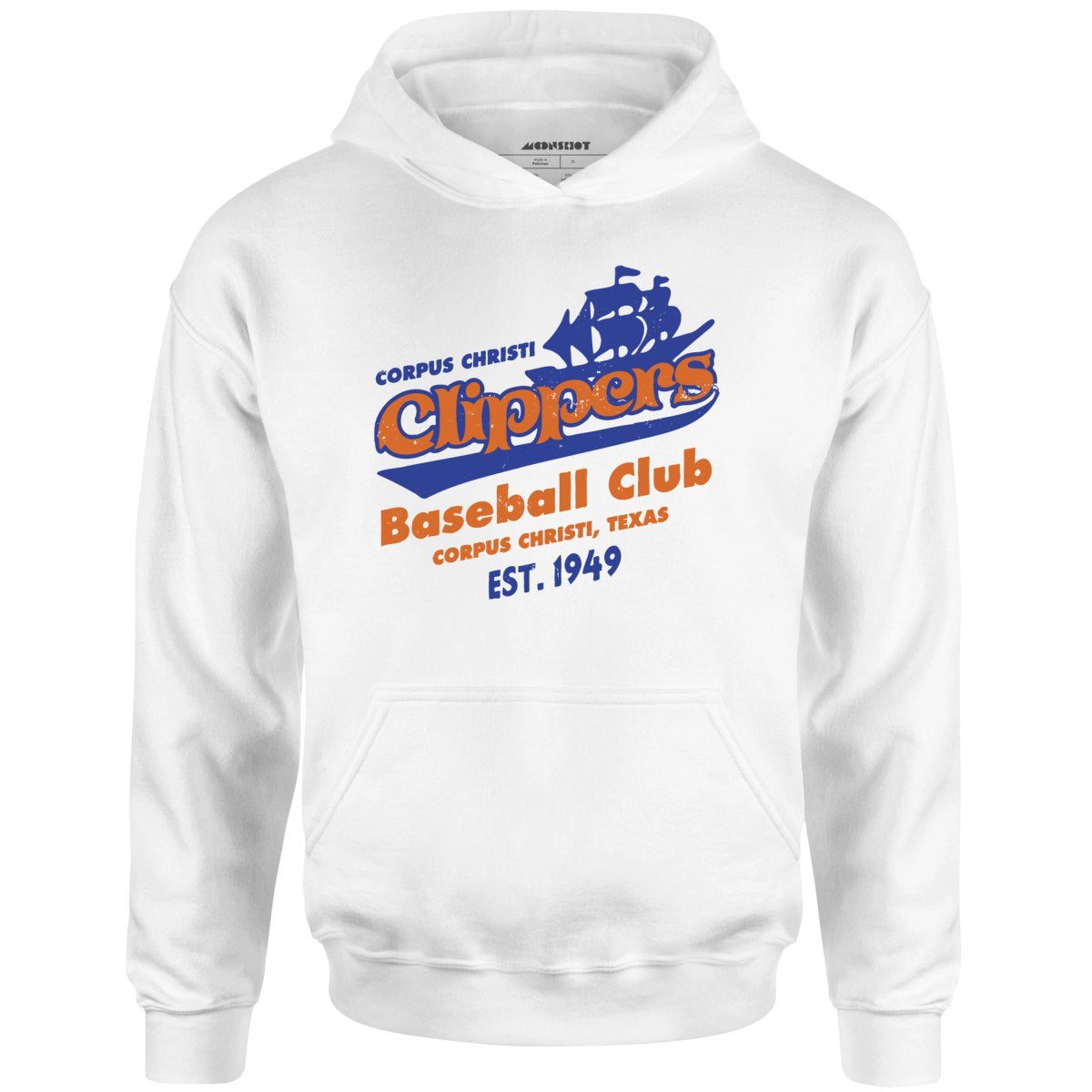 Corpus Christi Clippers – Texas – Vintage Defunct Baseball Teams – Unisex Hoodie