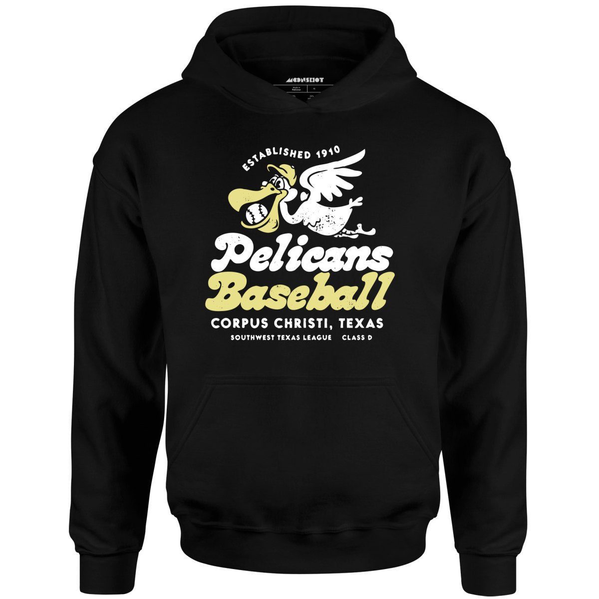 Corpus Christi Pelicans – Texas – Vintage Defunct Baseball Teams – Unisex Hoodie