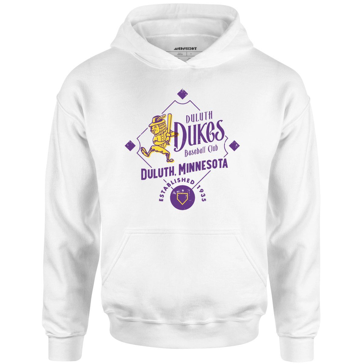 Duluth Dukes – Minnesota – Vintage Defunct Baseball Teams – Unisex Hoodie