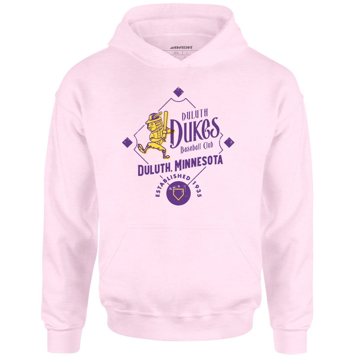 Duluth Dukes – Minnesota – Vintage Defunct Baseball Teams – Unisex Hoodie