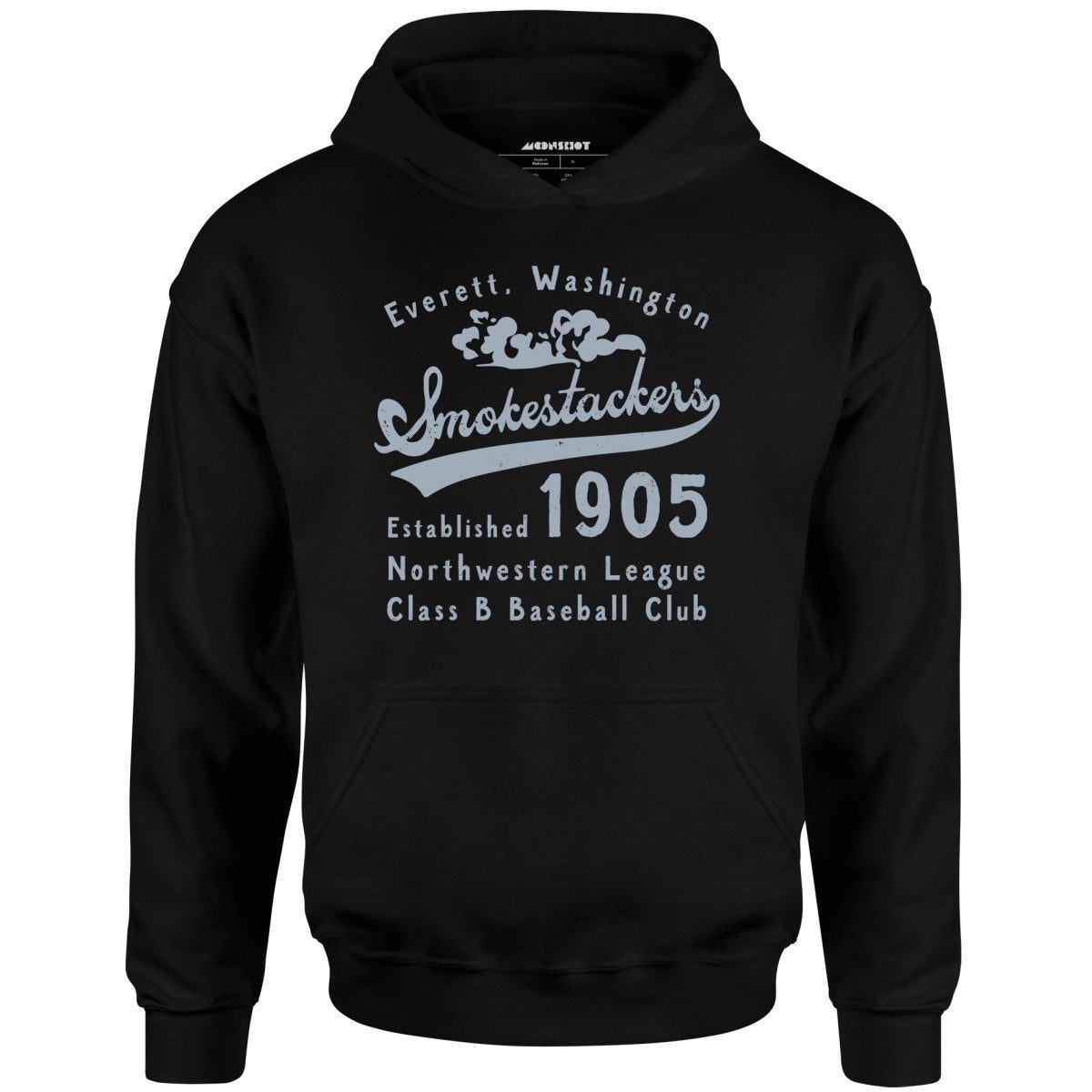 Everett Smokestackers – Washington – Vintage Defunct Baseball Teams – Unisex Hoodie