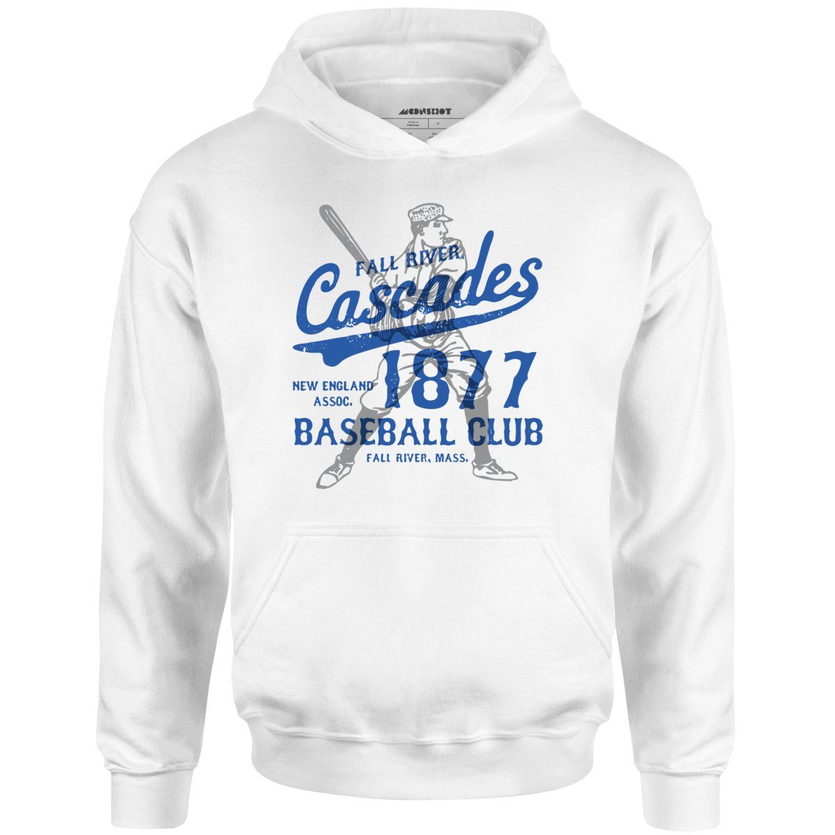 Fall River Cascades – Massachusetts – Vintage Defunct Baseball Teams – Unisex Hoodie