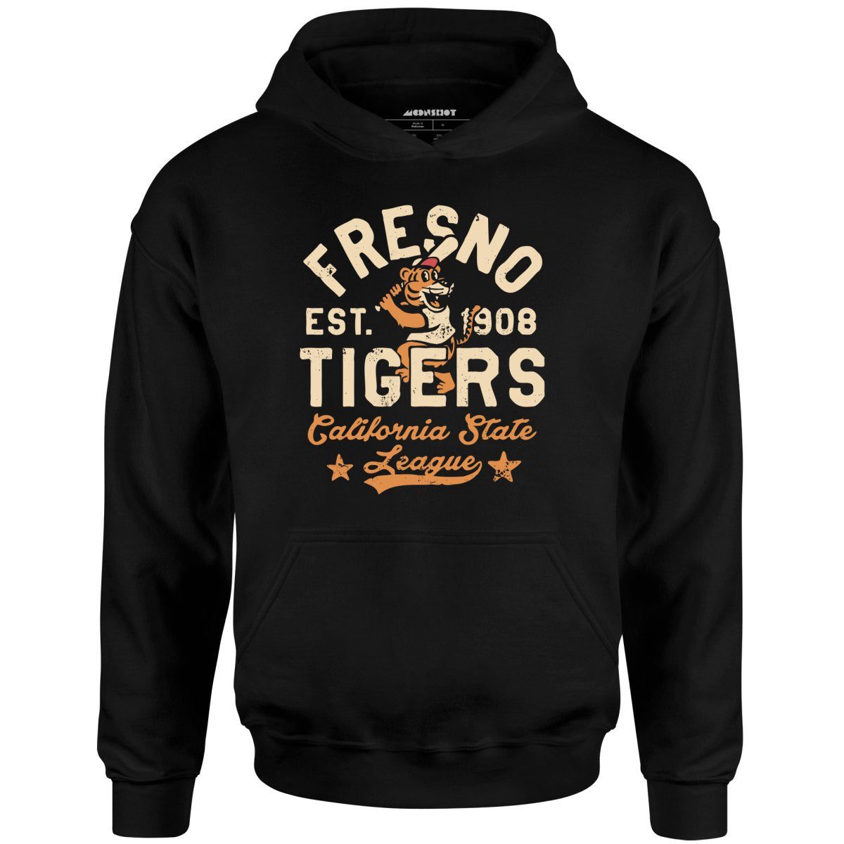 Fresno Tigers – California – Vintage Defunct Baseball Teams – Unisex Hoodie