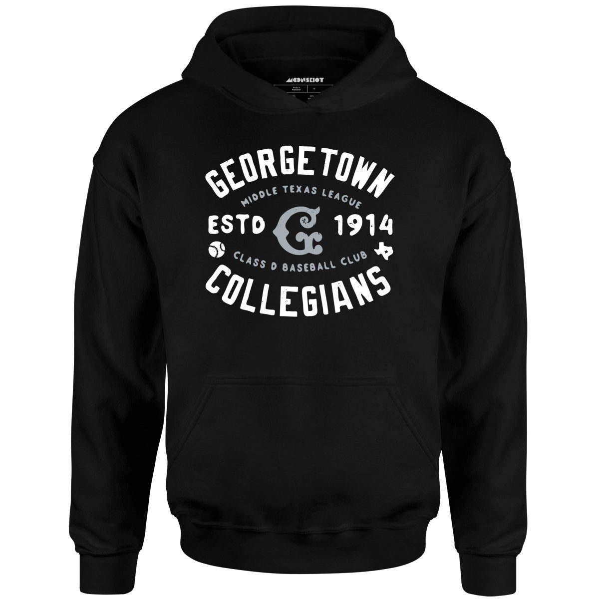 Georgetown Collegians – Texas – Vintage Defunct Baseball Teams – Unisex Hoodie