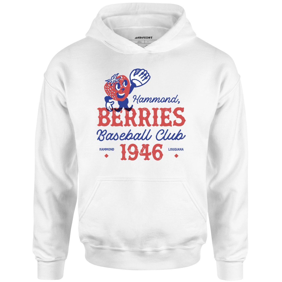 Hammond Berries – Louisiana – Vintage Defunct Baseball Teams – Unisex Hoodie