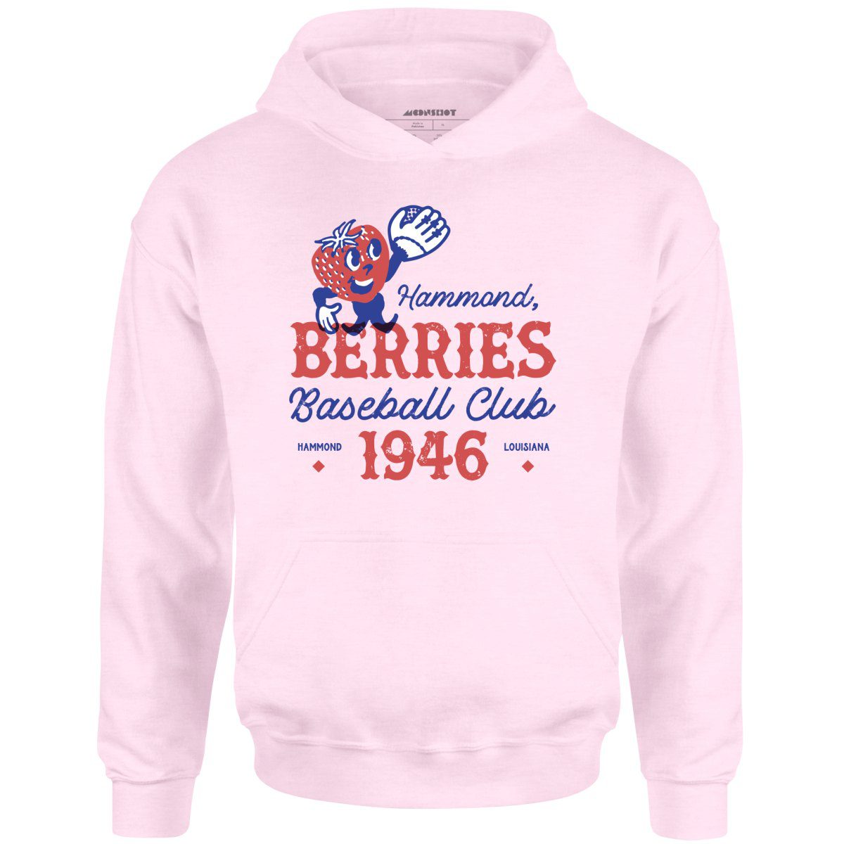 Hammond Berries – Louisiana – Vintage Defunct Baseball Teams – Unisex Hoodie