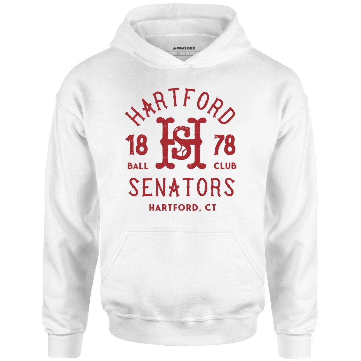 Hartford Senators – Connecticut – Vintage Defunct Baseball Teams – Unisex Hoodie