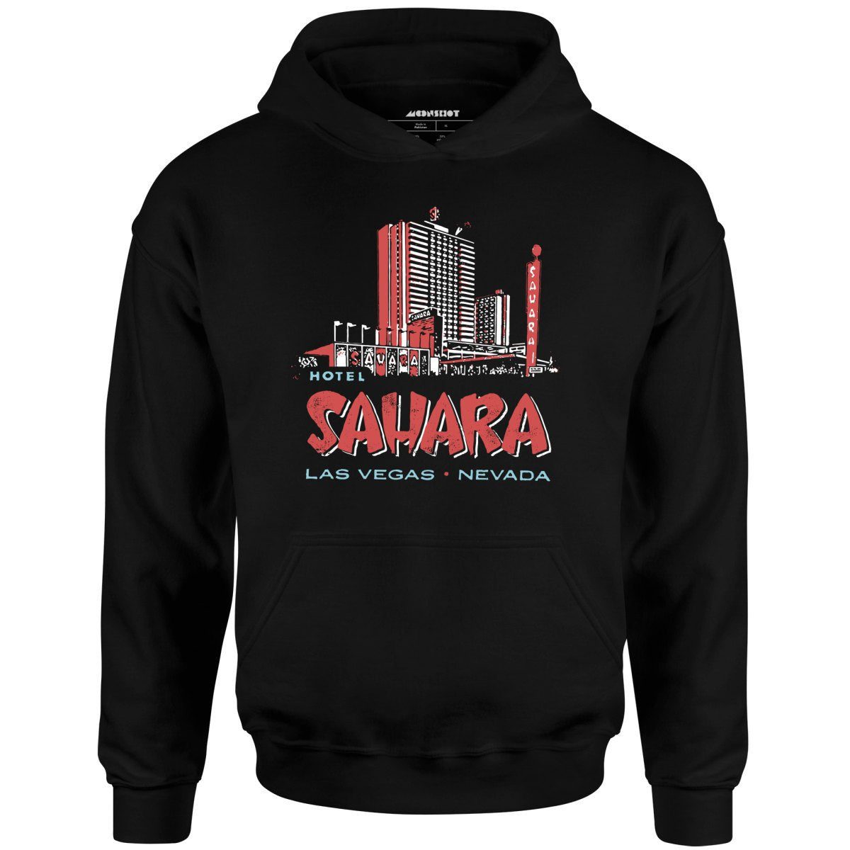 Hotel Sahara Exterior – Vintage Las Vegas – Unisex Hoodie