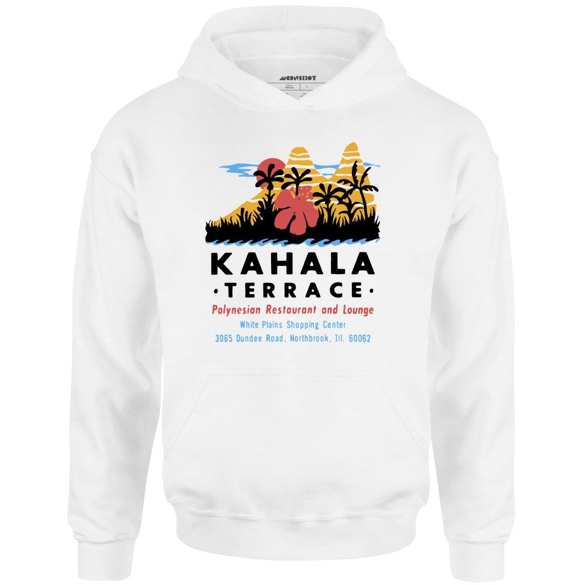 Kahala Terrace – Northbrook, Il – Vintage Tiki Bar – Unisex Hoodie