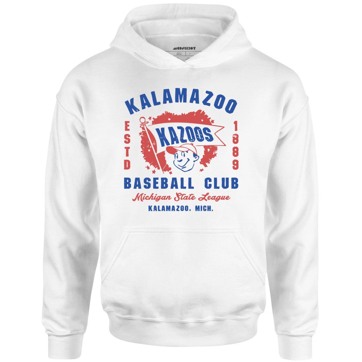 Kalamazoo Kazoos – Michigan – Vintage Defunct Baseball Teams – Unisex Hoodie