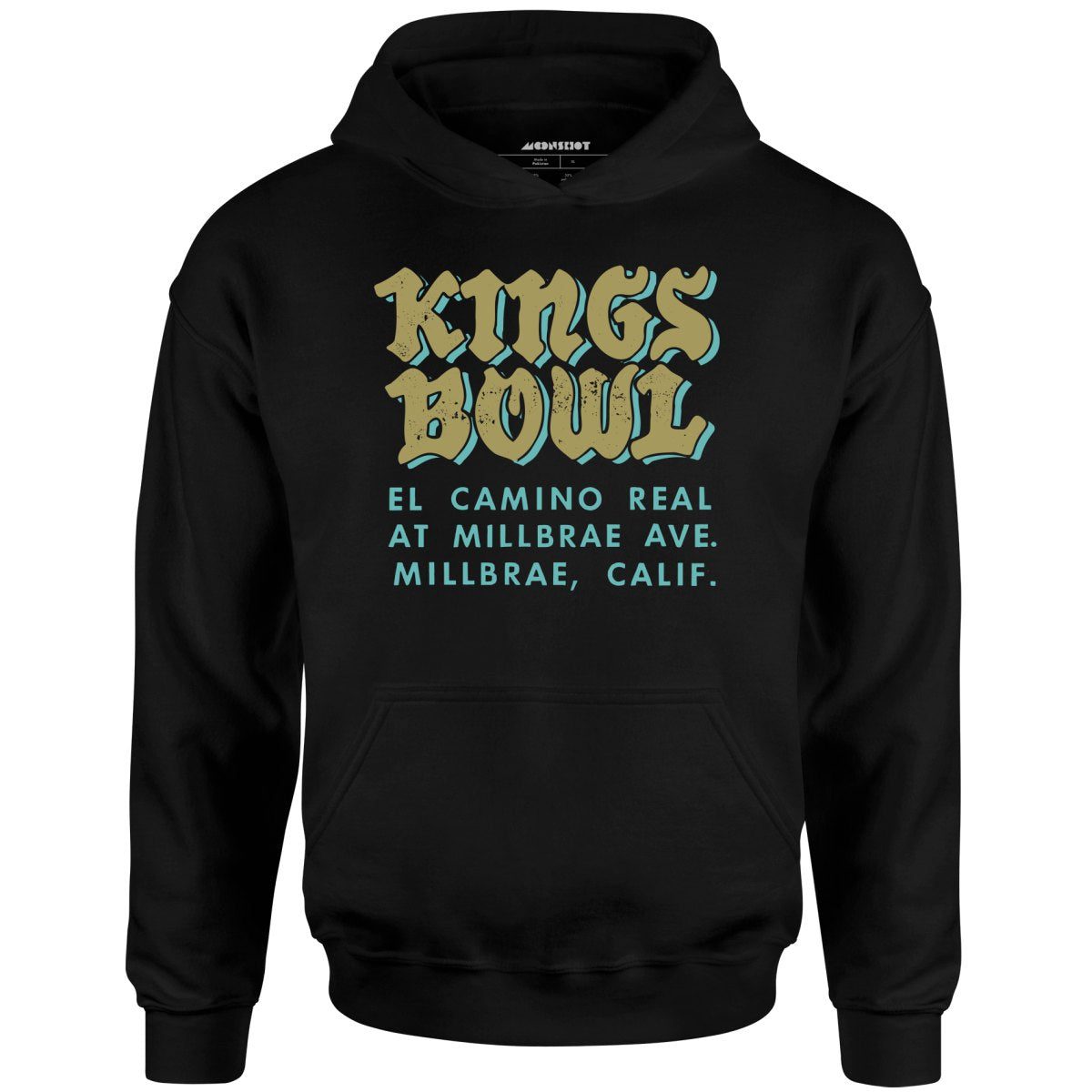 Kings Bowl – Millbrae, Ca – Vintage Bowling Alley – Unisex Hoodie