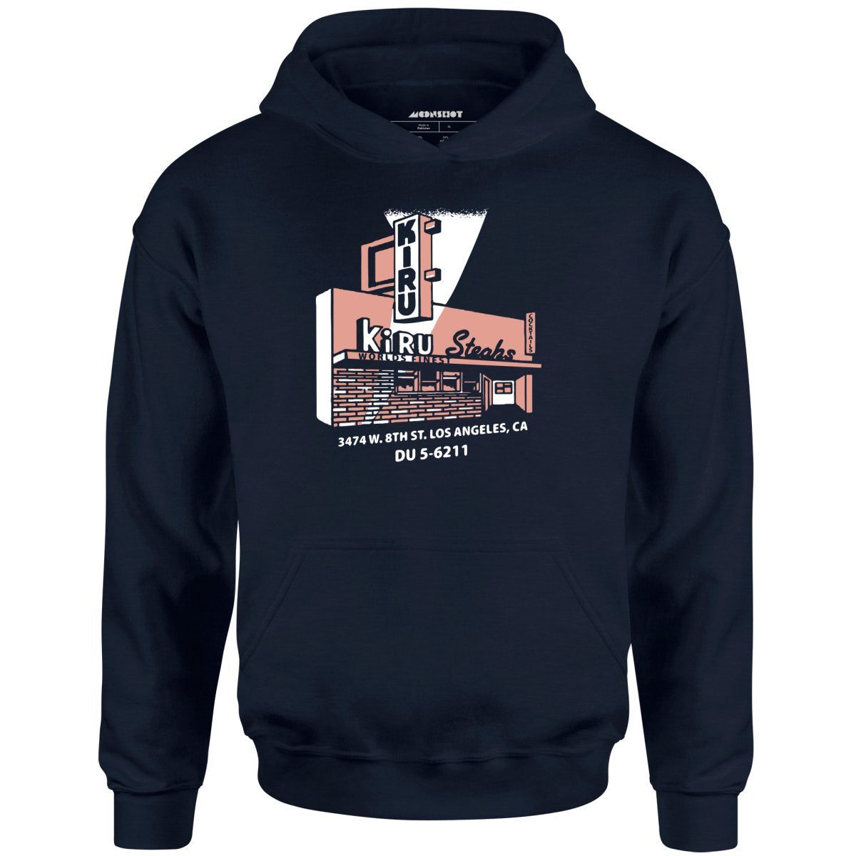 Kiru Steaks – Los Angeles, Ca – Vintage Restaurant – Unisex Hoodie