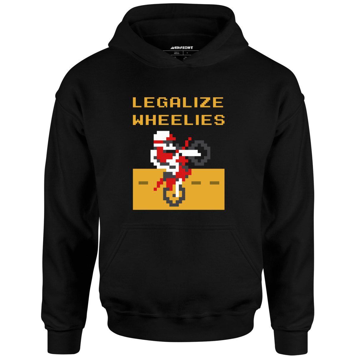 Legalize Wheelies 8Bit – Unisex Hoodie