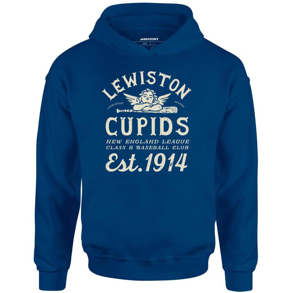 Lewiston Cupids – Maine – Vintage Defunct Baseball Teams – Unisex Hoodie