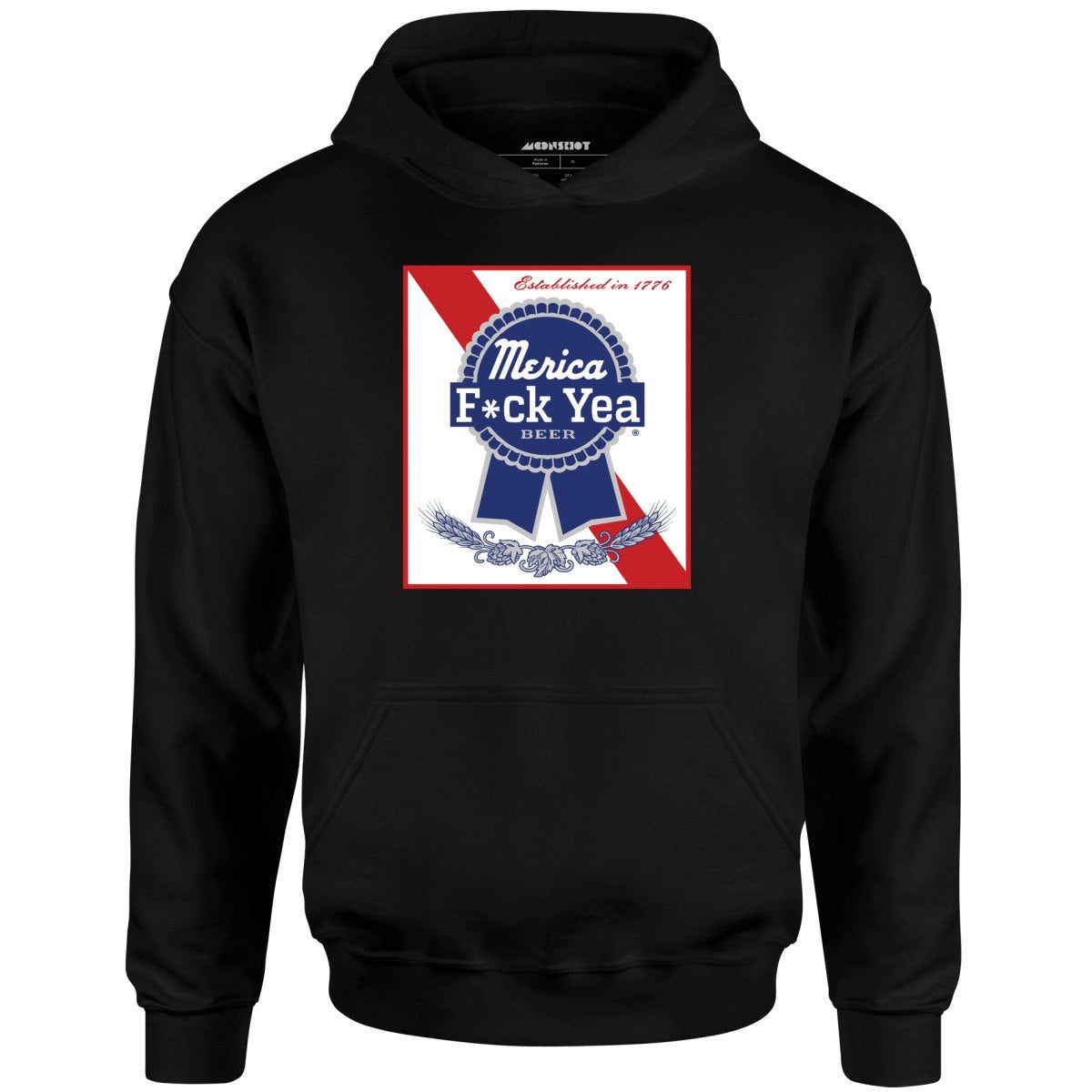 Merica F*Ck Yea Beer – Unisex Hoodie