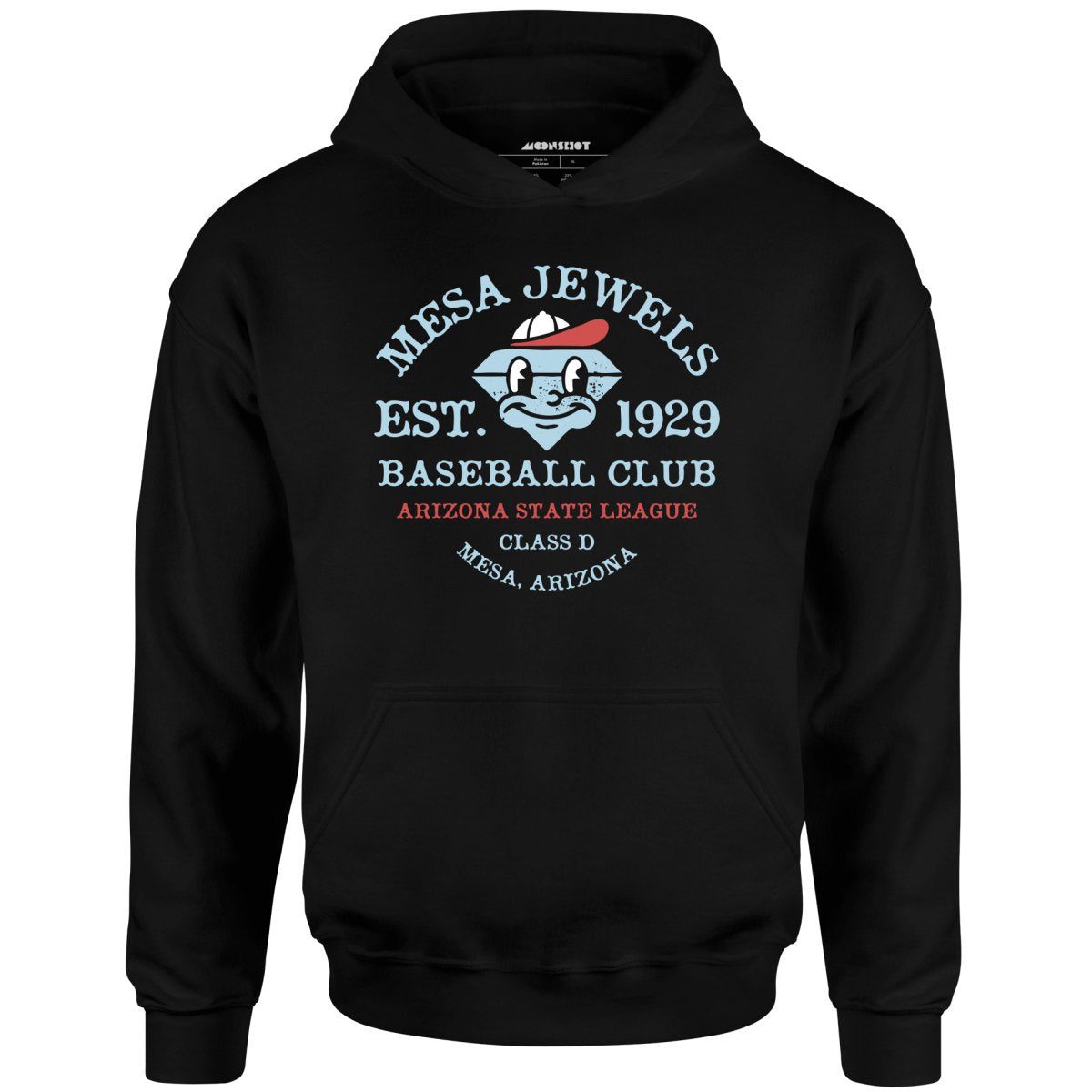 Mesa Jewels – Arizona – Vintage Defunct Baseball Teams – Unisex Hoodie