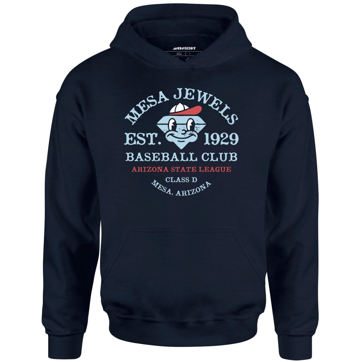 Mesa Jewels – Arizona – Vintage Defunct Baseball Teams – Unisex Hoodie