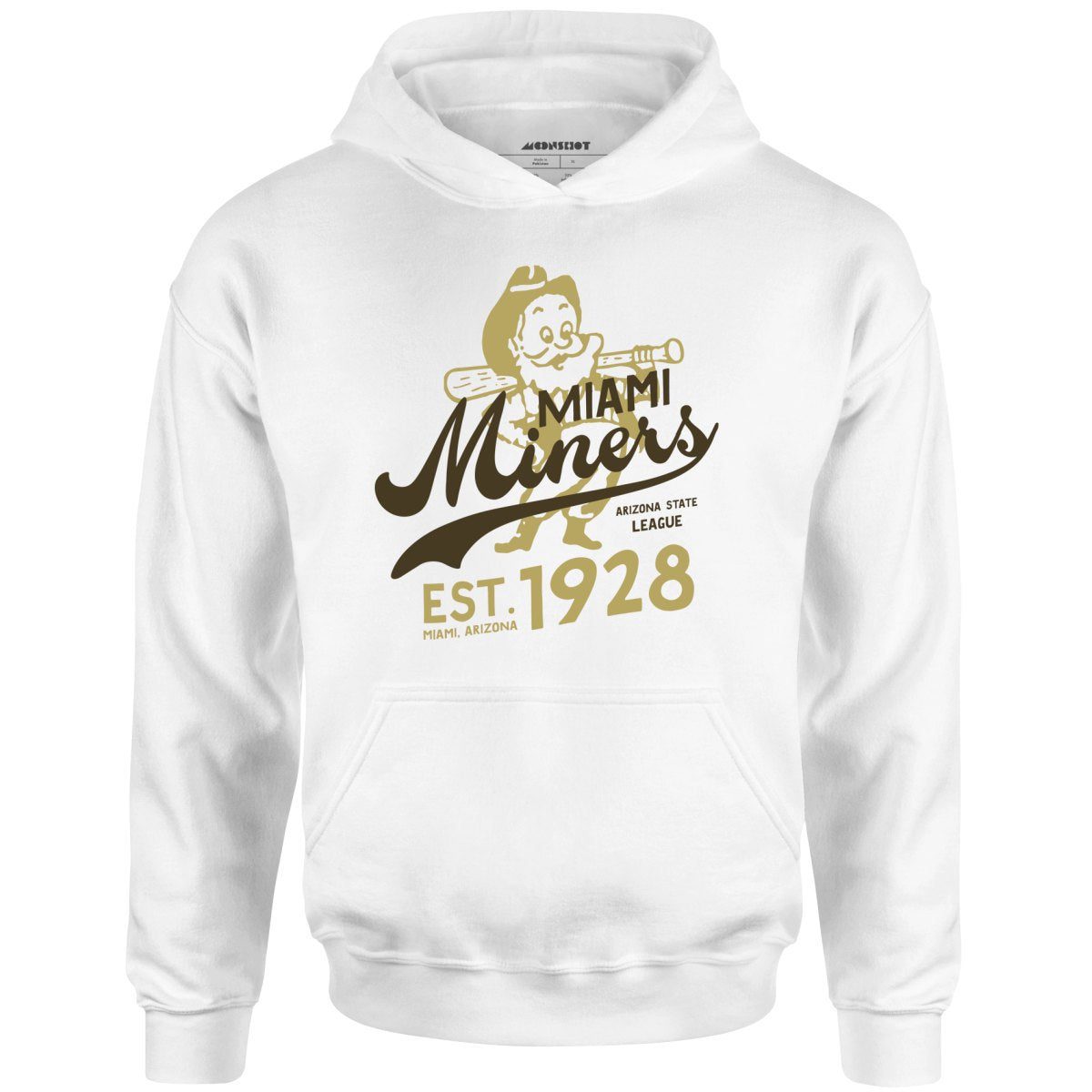 Miami Miners – Arizona – Vintage Defunct Baseball Teams – Unisex Hoodie