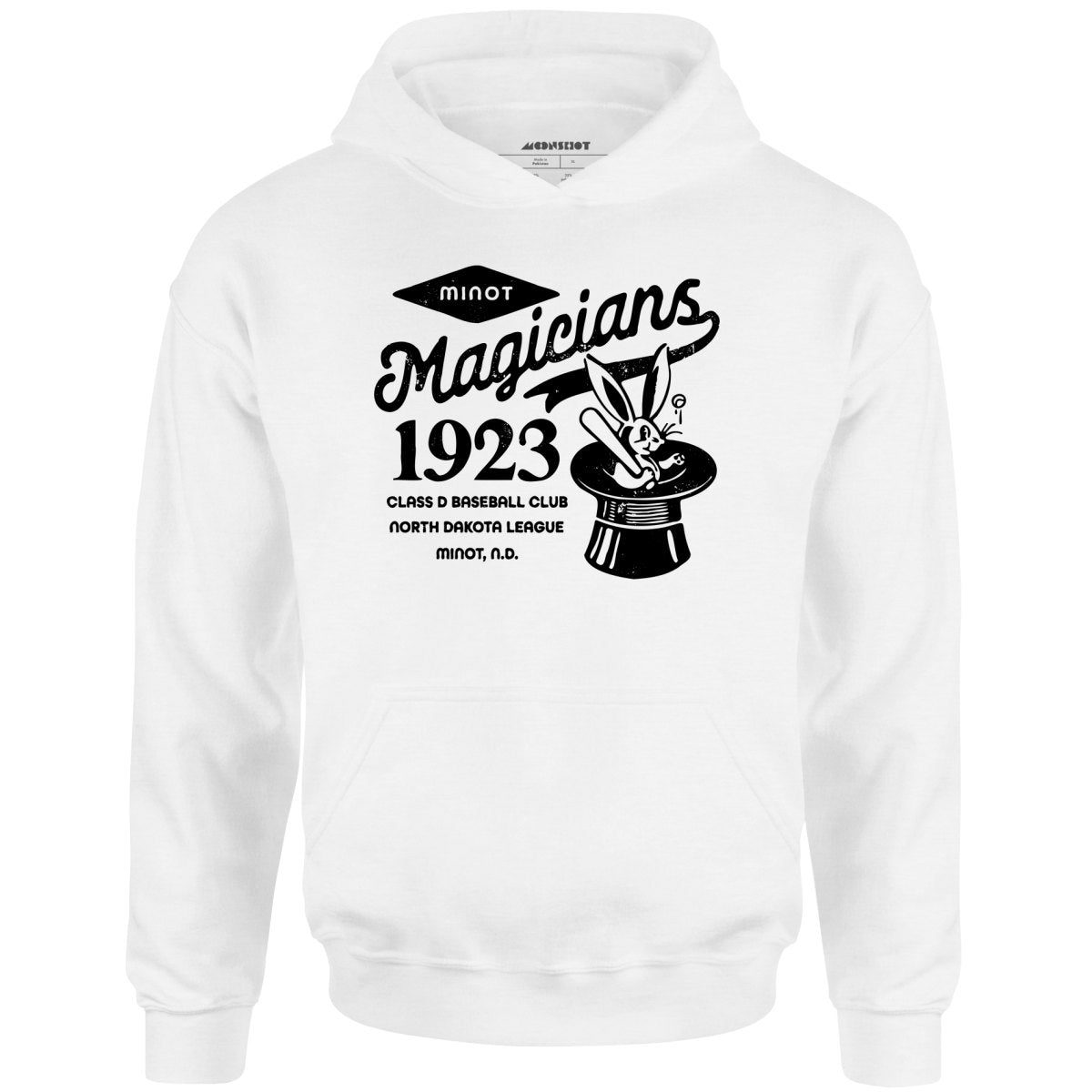 Minot Magicians – North Dakota – Vintage Defunct Baseball Teams – Unisex Hoodie