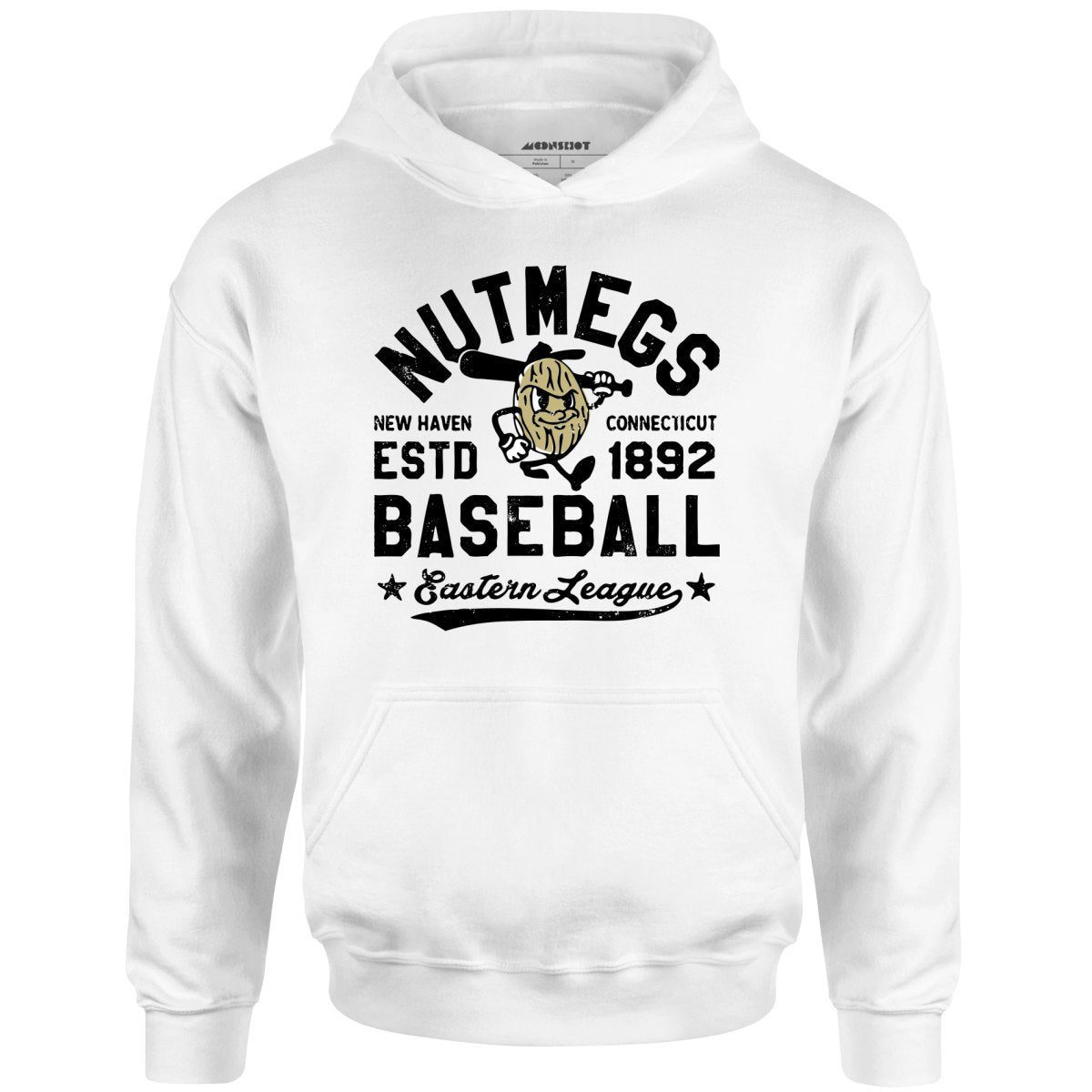 New Haven Nutmegs – Connecticut – Vintage Defunct Baseball Teams – Unisex Hoodie