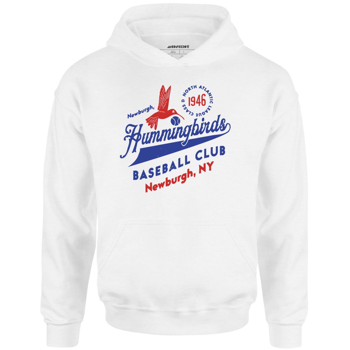 Newburgh Hummingbirds – New York – Vintage Defunct Baseball Teams – Unisex Hoodie