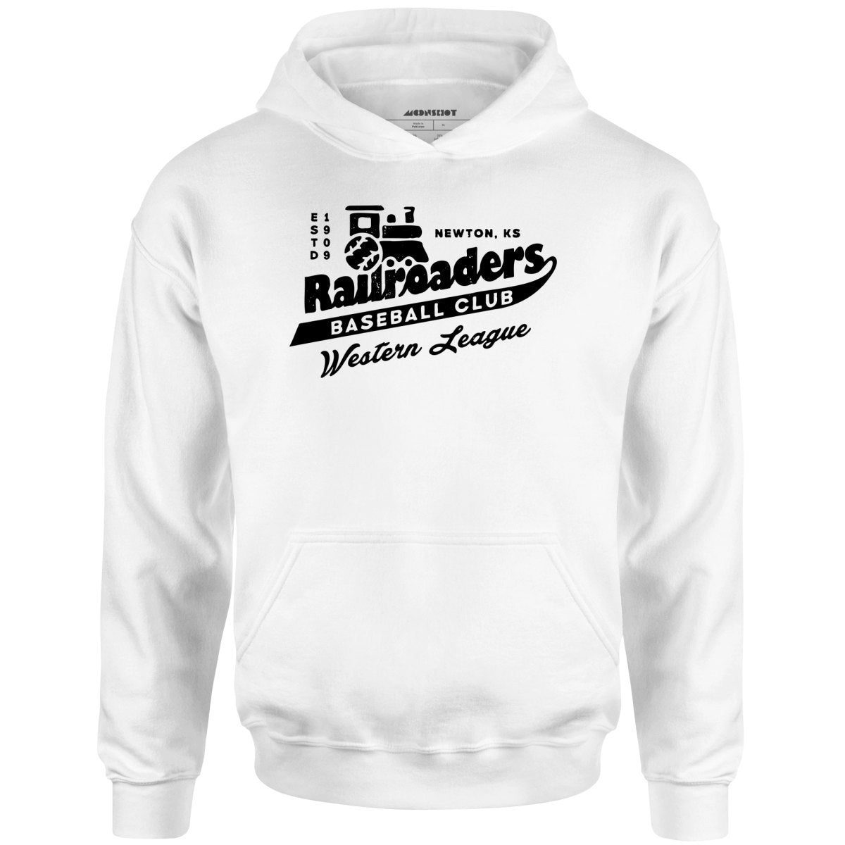 Newton Railroaders – Kansas – Vintage Defunct Baseball Teams – Unisex Hoodie