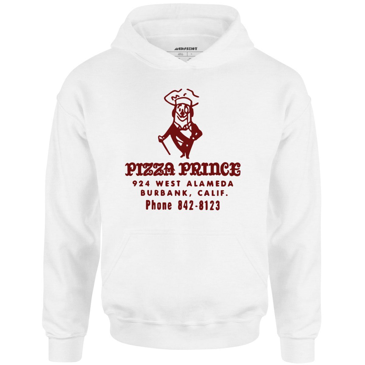 Pizza Prince – Burbank, Ca – Vintage Restaurant – Unisex Hoodie