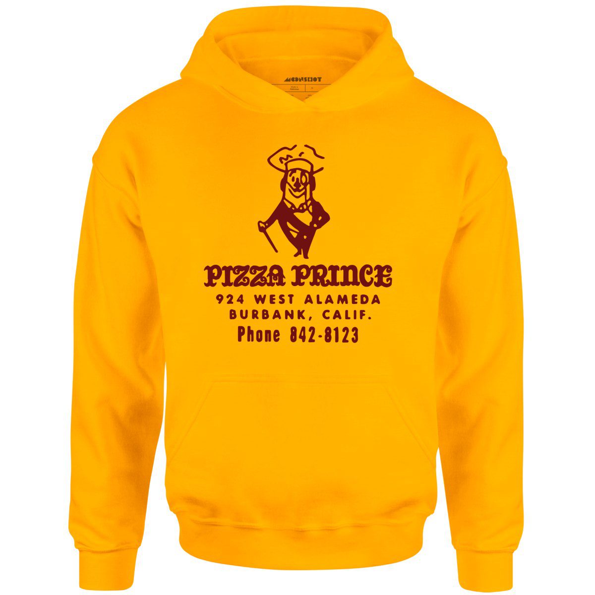 Pizza Prince – Burbank, Ca – Vintage Restaurant – Unisex Hoodie