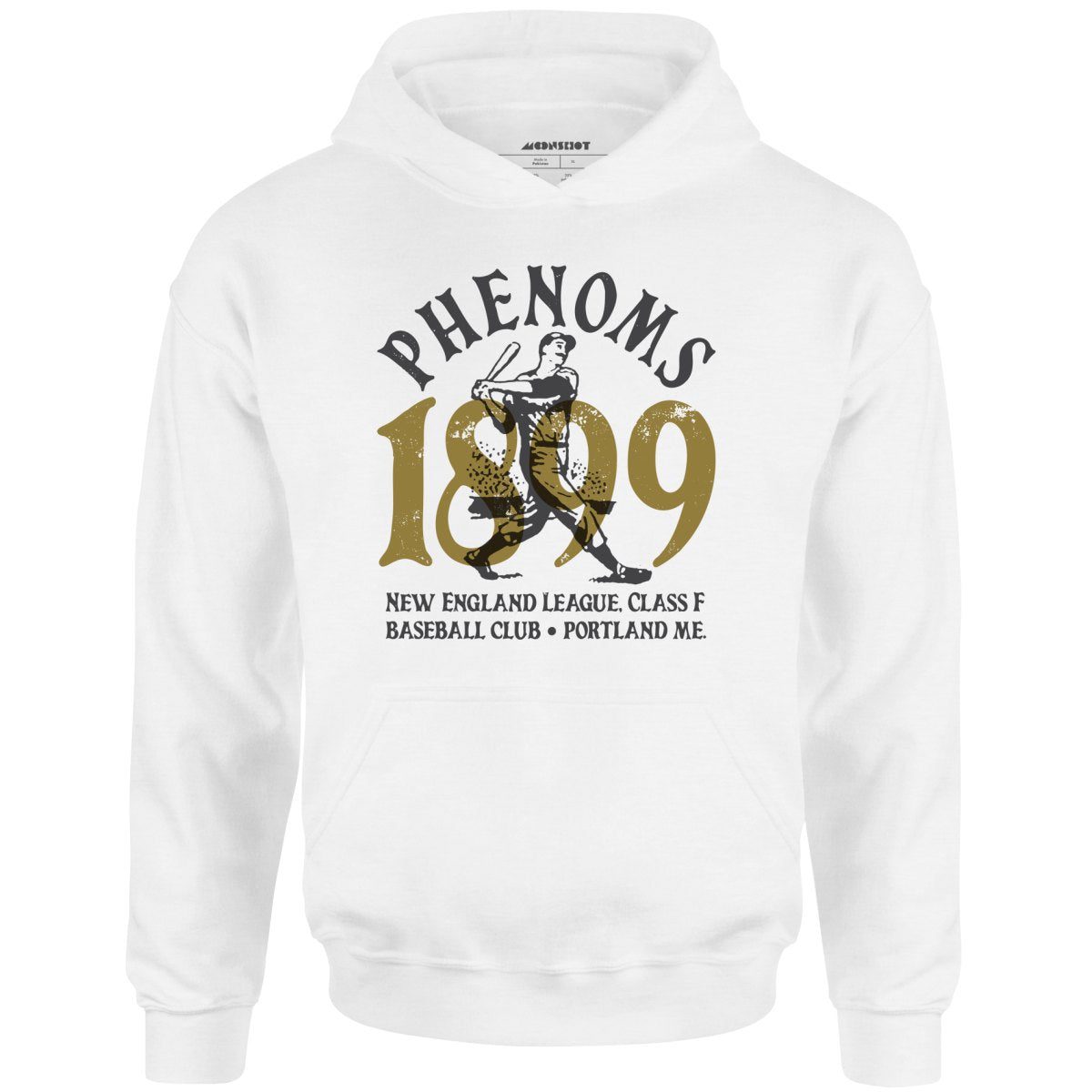 Portland Phenoms – Maine – Vintage Defunct Baseball Teams – Unisex Hoodie