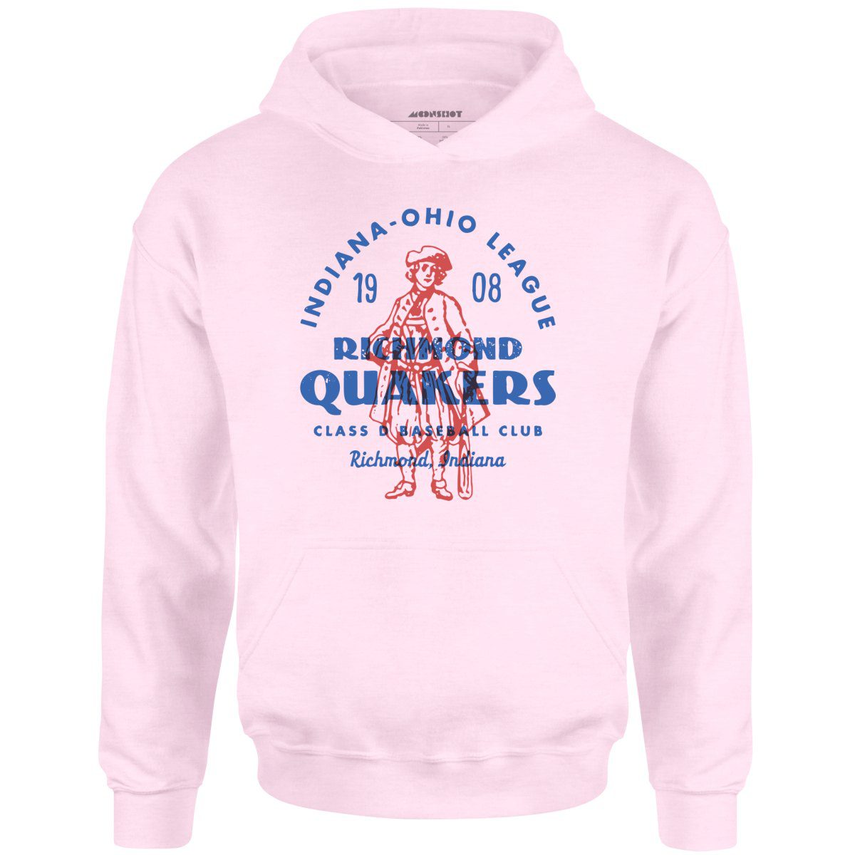 Richmond Quakers – Indiana – Vintage Defunct Baseball Teams – Unisex Hoodie