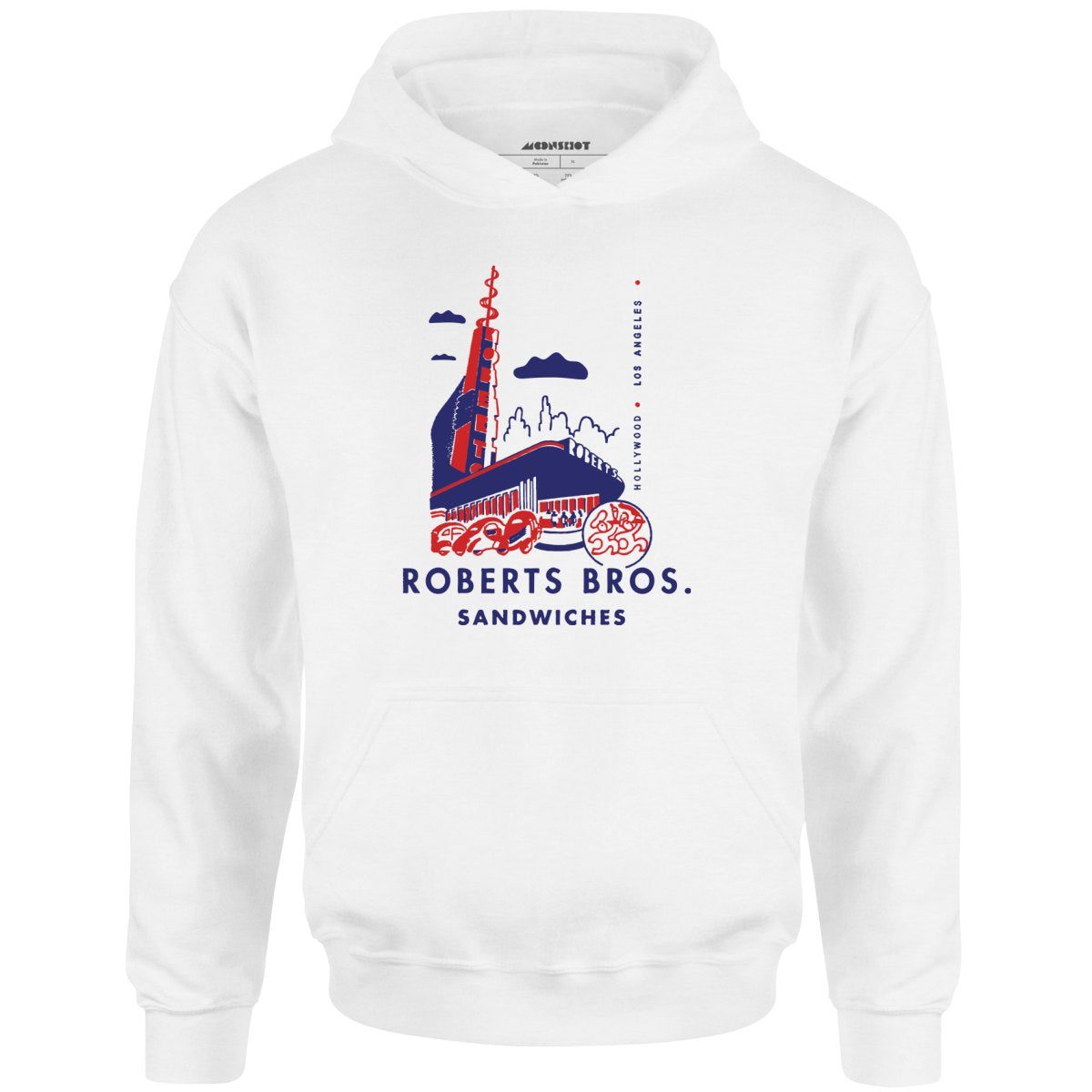 Roberts Bros Sandwiches – Los Angeles, Ca – Vintage Restaurant – Unisex Hoodie