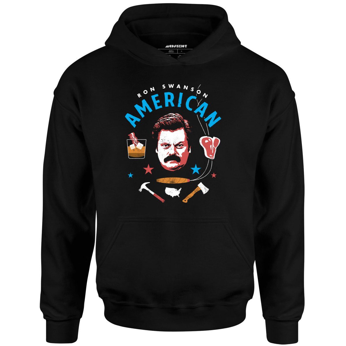 Ron Swanson American – Unisex Hoodie